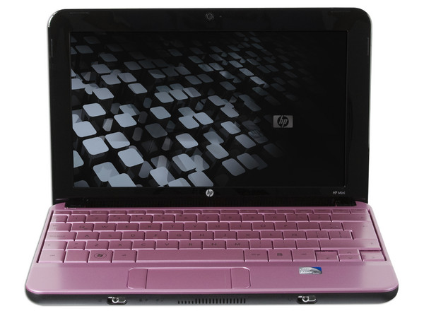 Netbook HP Mini 110-1030LA,
Procesador Intel Atom N270 (1.60 GHz),
Memoria 1GB DDR2, Pantalla SD LED 10.1”,
Disco Duro de 160GB, Red 802.11b/g,
Windows XP Home. Color Rosa