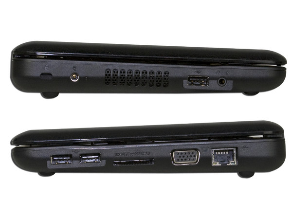 Netbook HP Mini 1101,
Procesador Intel Atom N270 (1.60 GHz),
Memoria 1GB DDR2, Pantalla WSVGA de 10.1