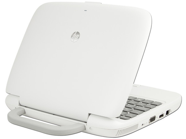 Netbook HP Mini 100e,
Procesador Intel Atom N455 (1.66 GHz),
Memoria 1GB DDR3, Disco Duro de 160GB,
Pantalla LED de 10.1”, Red 802.11b/g/n,
Windows 7 Starter.