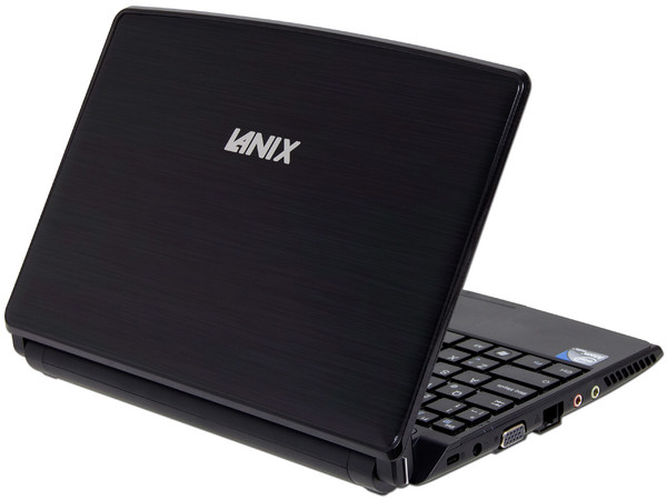 Netbook Lanix LT:
Procesador Intel Atom N455 (1.66GHz),
Memoria de 1GB DDR3,  Disco Duro 160GB,
Pantalla LCD de 10.1