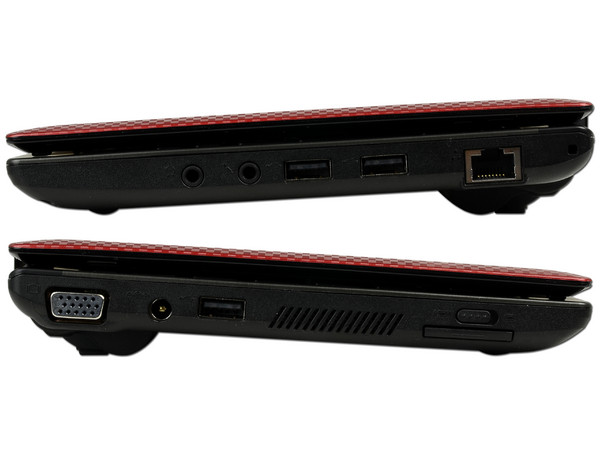 Netbook Lenovo IdeaPad S10-3,
Procesador Intel Atom N450 (1.66 GHz),
Memoria 2GB DDR2, Disco Duro de 250GB, 
Pantalla LED 10.1”, Red 802.11b/g/n,
Windows 7 Starter. Color Roja