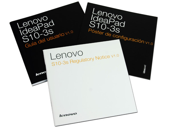 Netbook Lenovo IdeaPad S10-3s,
Procesador Intel Atom N450 (1.66 GHz),
Memoria 1GB DDR2, Pantalla LED 10.1”,
Disco Duro de 160GB, Red 802.11b/g/n,
Windows 7. Color Blanca