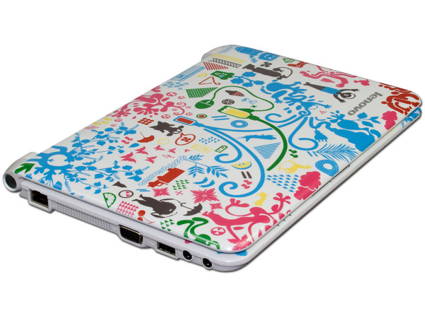 Netbook Lenovo IdeaPad S10-2 Pop Art:
Procesador Intel Atom N280 (1.66 GHz),
Memoria de 1GB DDR II, D.D. 250GB,
Pantalla de 10.1