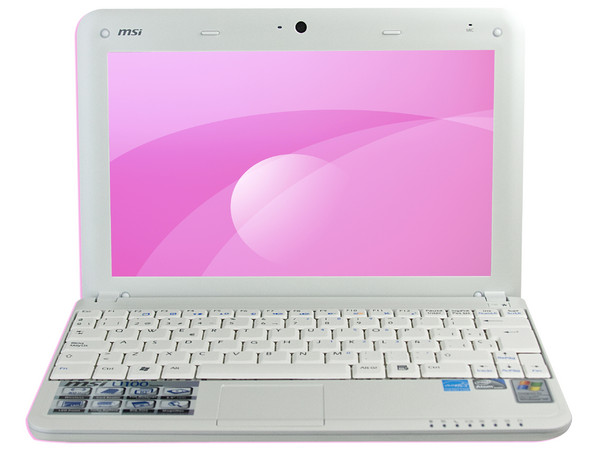 Netbook MSI Wind U100:
Procesador Intel Atom N270 (1.60 GHz),
Memoria de 1GB DDR II, Disco Duro 160GB,
Pantalla de 10