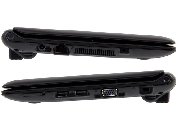 Netbook Samsung N102S-B:
Procesador Intel Atom N2100 (1.6 GHz),
Memoria de 2 GB DDR3, DD 320 GB,
Pantalla LED de 10.1