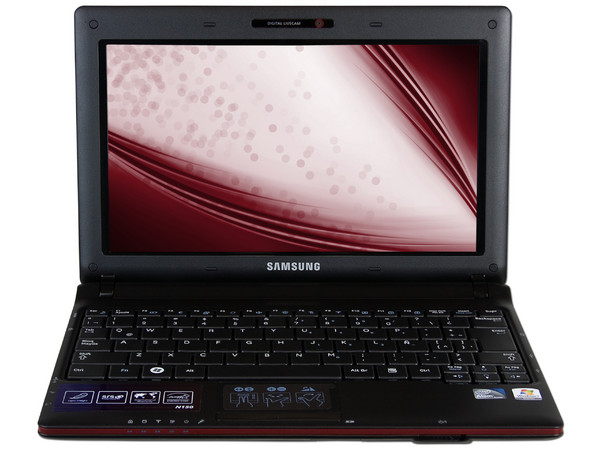 Netbook  Samsung Mini NP-N150:
Procesador Intel Atom N450 (1.66 GHz),
Memoria de 1GB DDR II, DD 160GB,
Pantalla de 10.1