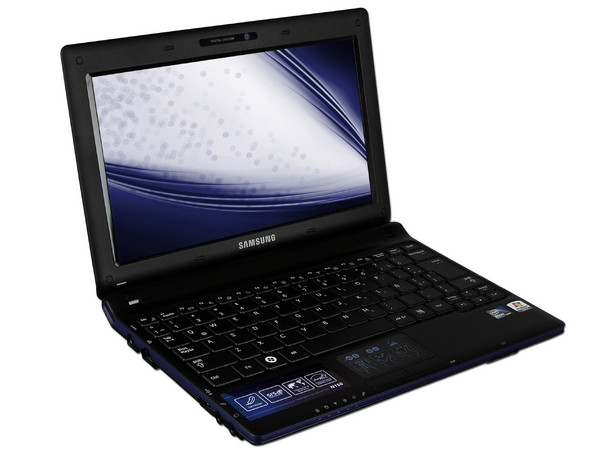 Netbook  Samsung Mini NP-N150:
Procesador Intel Atom N450 (1.66 GHz),
Memoria de 1GB DDR II, DD 160GB,
Pantalla de 10.1