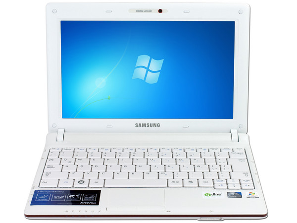 Netbook  Samsung Mini NP-N150-JP0FMX:
Procesador Intel Atom N455 (1.66 GHz),
Memoria de 2GB DDR II, DD 250GB,
Pantalla LCD de 10.1