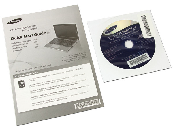 Netbook  Samsung NC110-A07MX:
Procesador Intel Atom N570 (1.66GHz),
Memoria de 2GB DDR3, DD 320GB,
Pantalla LED de 10.1