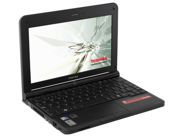 Netbook Toshiba NB200:
Procesador Intel Atom N280 (1.66 GHz),
Memoria de 1GB DDR II, Disco Duro de 160GB,
Pantalla de 10.1