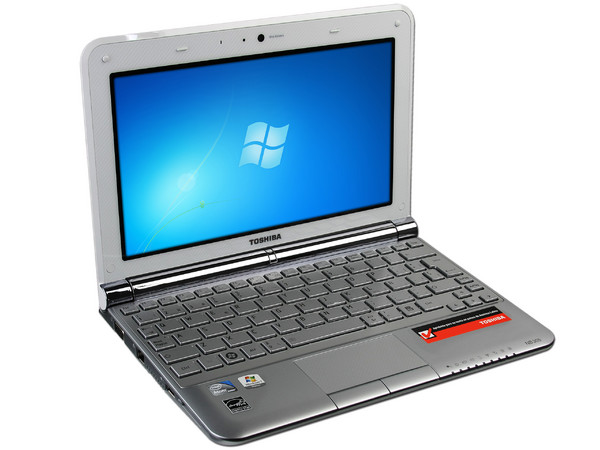 Netbook Toshiba NB305-SP1051M:
Procesador Intel Atom N450 (1.66 GHz),
Memoria de 1GB DDR II, Disco Duro 250GB,
Pantalla de 10.1