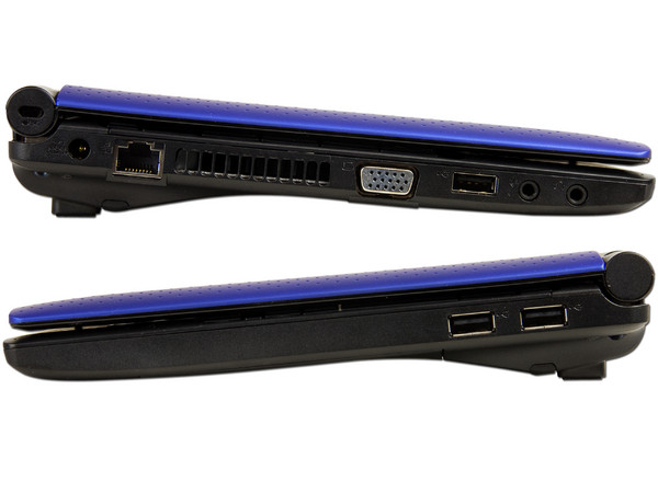 Netbook MiniToshiba NB505-SP0164:
Procesador Intel Atom N455 (1.66 GHz),
Memoria de 1GB DDR2, DD 250GB,
Pantalla HD LED  de 10.1