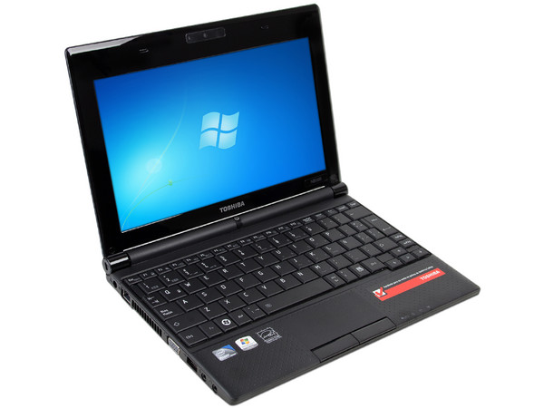 Netbook MiniToshiba NB505-SP0164:
Procesador Intel Atom N455 (1.66 GHz),
Memoria de 1GB DDR2, DD 250GB,
Pantalla HD LED  de 10.1