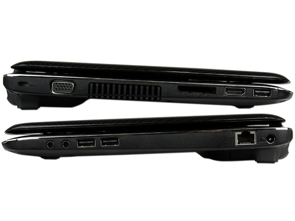 Netbook Toshiba T115D-SP2001M:
Procesador AMD Athlon Neo MV-40 (1.6 GHz),
Memoria de 1GB DDR II, Disco Duro 160GB,
Pantalla de 11.6