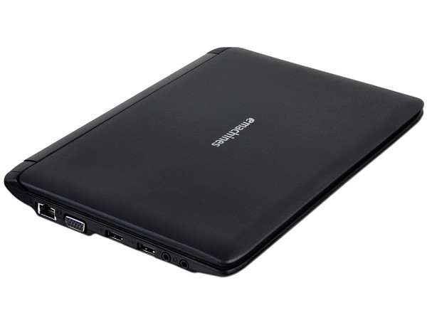 Netbook eMachines 350-2941:
Procesador Intel Atom N450 (1.66GHz),
Memoria de 1GB DDR2,  Disco Duro 160GB,
Pantalla LED de 10.1