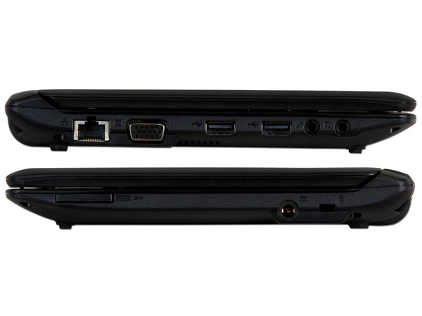 Netbook eMachines 350-2941:
Procesador Intel Atom N450 (1.66GHz),
Memoria de 1GB DDR2,  Disco Duro 160GB,
Pantalla LED de 10.1
