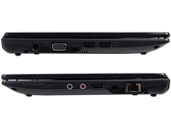 Netbook eMachines 355-1609:
Procesador Intel Atom N570 (1.66 GHz),
Memoria de 1GB DDR3, Disco Duro 250GB,
Pantalla LED de 10.1