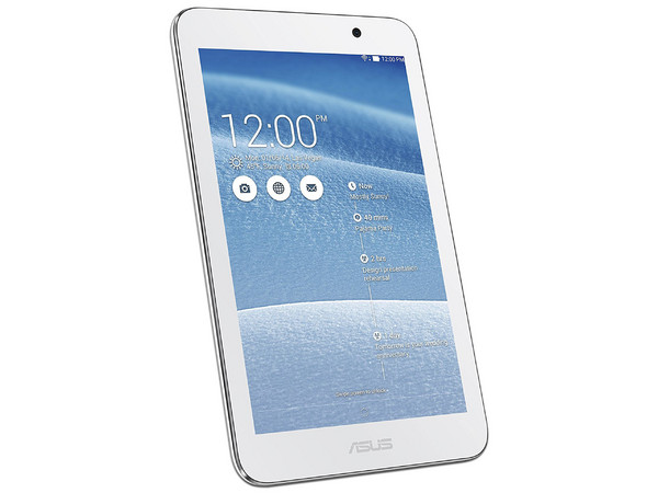 Tablet ASUS MeMO Tab 7:
Procesador Intel Atom Z3745 Quad-Core (1.86 GHz),
Memoria RAM de 1GB, Almacenamiento de 16GB,
Pantalla de 7