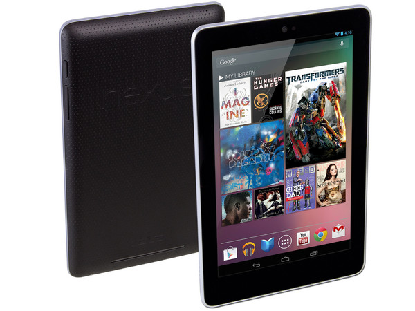 Tablet Asus Google Nexus 7 con Android 4.1, Wi-Fi, Cámara, Pantalla HD (1280 x 800) de 7