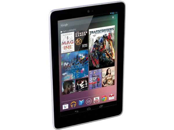Tablet ASUS Google Nexus 7 con Android 4.1, Wi-Fi, Cámara, Pantalla HD (1280 x 800) de 7