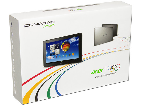Tablet Acer Iconia Tab A510 con Android 4.0, Wi-Fi, 2 Cámaras, Pantalla LED Multitouch de 10.1