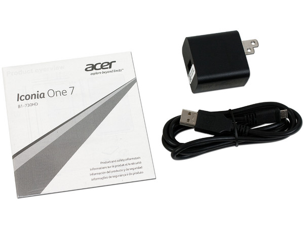 Tablet Acer Iconia One 7 con Procesador Intel Atom Z2560, Android 4.2, Wi-Fi, 2 Cámaras, Pantalla Multitouch de 7