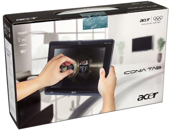 Tablet/Netbook Acer Iconia Tab (W500-BZ610): 
Procesador AMD Dual-Core C-50 (1.0 GHz), 
Memoria de 2GB DDR3, D.D. 32GB, 
Pantalla Multi-touch LED de 10.1