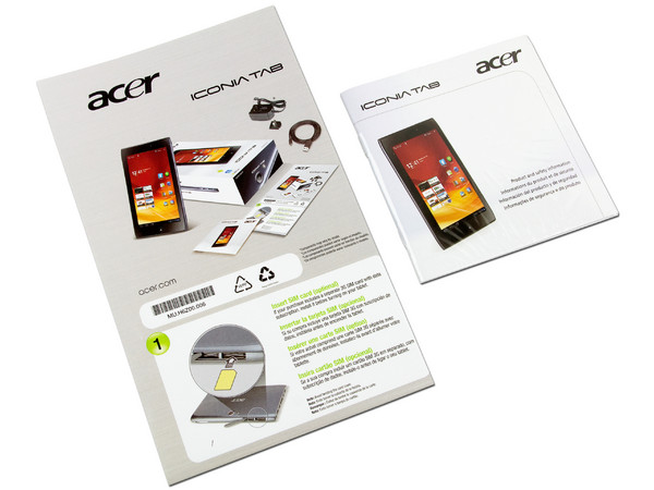 Tablet Acer Iconia Tab A100 con Android 3.0 (Honeycomb), Wi-Fi, 2 Cámaras, Pantalla Multitouch de 7