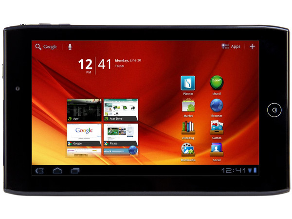 Tablet Acer Iconia Tab A100 con Android 3.0 (Honeycomb), Wi-Fi, 2 Cámaras, Pantalla Multitouch de 7