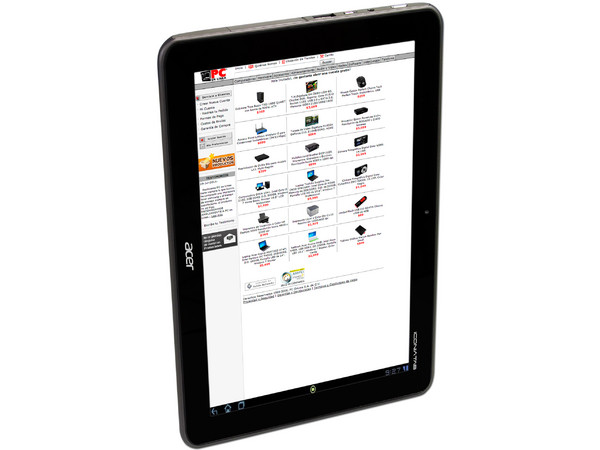 Tablet Acer Iconia Tab A200 con Android 3.2 (Honeycomb), Wi-Fi, Cámara frontal de 2MP, Pantalla MultiTouch de 10.1