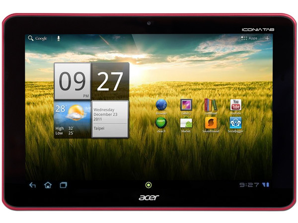Tablet Acer Iconia Tab A200 con Android 3.2 (Honeycomb), Wi-Fi, Cámara frontal de 2MP, Pantalla LCD MultiTouch de 10.1