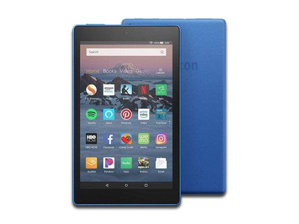 Tablet Amazon Fire HD8: 
Procesador Quad Core (hasta 2.00 GHz), 
Memoria RAM de 2GB, Almacenamiento de 32GB, 
Pantalla LED Multi touch de 8