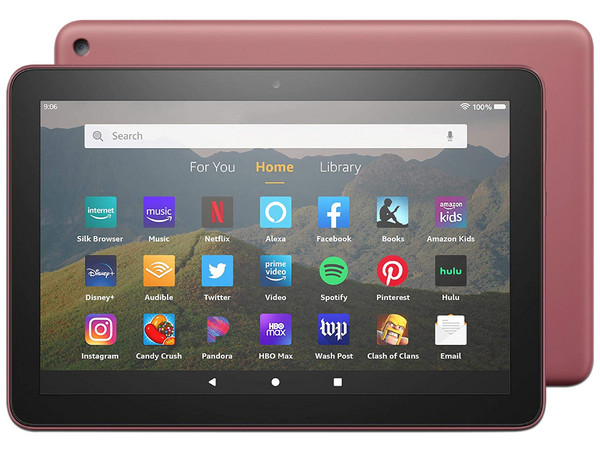 Tablet Amazon Fire HD8:
Procesador Quad Core (hasta 2.0 GHz), 
Memoria RAM de 2GB, 
Almacenamiento de 32GB, 
Pantalla LED Multi touch de 8