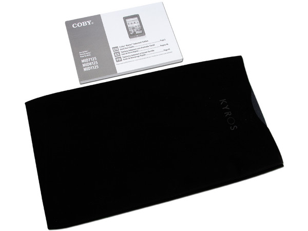 Tablet Coby Kyros con Android 2.3, Wi-Fi, Cámara, Pantalla Multi-touch Capacitiva de 10.1