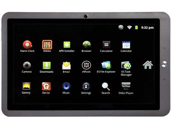 Tablet Coby Kyros con Android 2.3, Wi-Fi, Cámara, Pantalla Multi-touch Capacitiva de 10.1