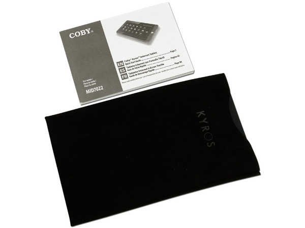 Tablet Coby Kyros con Android 2.3, Wi-Fi, Cámara, Pantalla Multi-touch Capacitiva de 7