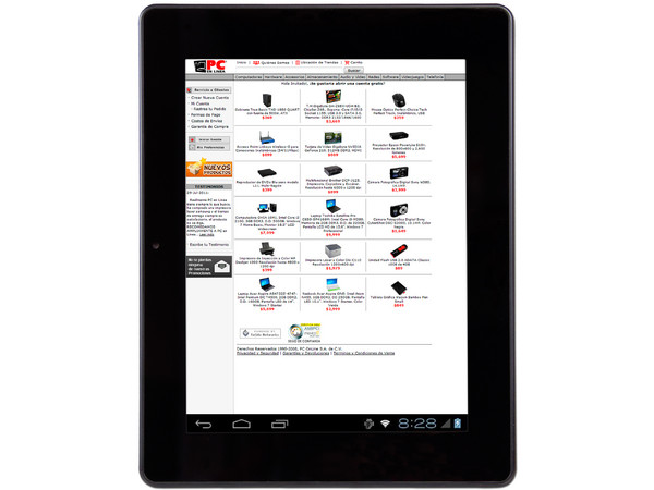 Tablet Coby Kyros con Android 4.0, Wi-Fi, Cámara, Pantalla Multi-touch Capacitiva de 8