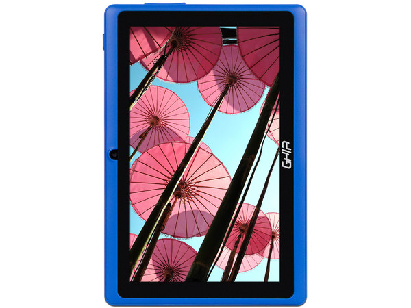 Tablet GHIA Any QUATTRO+ 47418,
Procesador Cortex A33 Quad Core (1.3GHz),
Memoria RAM de 1GB, Almacenamiento 8GB,
Pantalla Multi-touch de 7