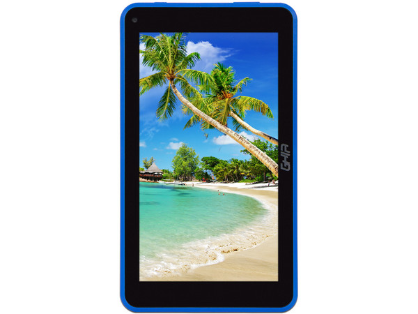Tablet GHIA A7 WiFi:
Procesador A133 Quad Core hasta 1.5GHz,
Memoria RAM de 1GB, Almacenamiento de 16GB,
Pantalla LED Multi Touch de 7
