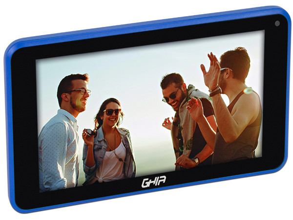 Tablet GHIA A7 WiFi:
Procesador A133 Quad Core hasta 1.5GHz,
Memoria RAM de 1GB, Almacenamiento de 16GB,
Pantalla LED Multi Touch de 7
