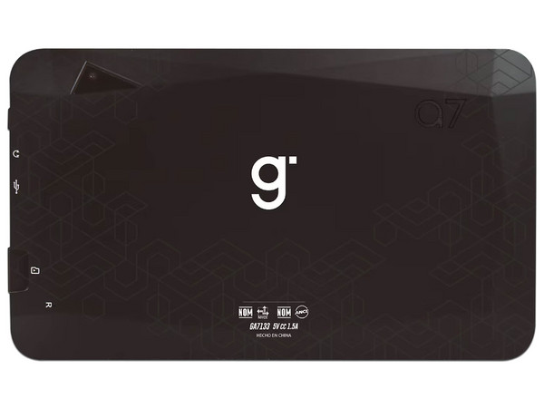 Tablet GHIA A7: 
Procesador Penta-Core, 
Memoria RAM de 3GB, 
Almacenamiento de 64GB, 
Pantalla LED Multi-Touch de 7