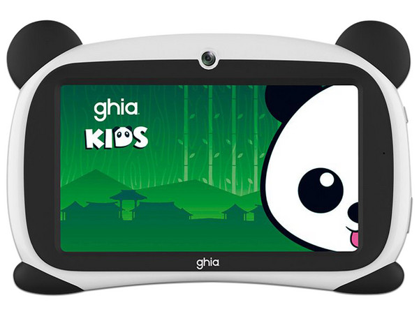 Tablet GHIA KIDS Panda Ojos Verdes:
Procesador Penta-Core (hasta 1.8 GHz), 
Memoria RAM de 4GB, Almacenamiento de 64GB, 
Pantalla LED Multi-Touch de 7