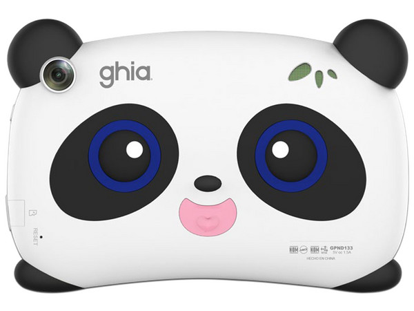 Tablet GHIA Panda 7: 
Procesador Quad-Core (hatsa 1.5 GHz), 
Memoria RAM de 2GB, Almacenamiento de 32GB, 
Pantalla LED Multi-Touch de 7