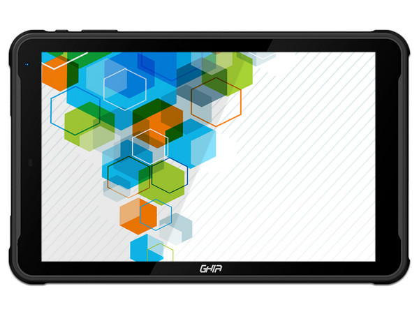 Tablet GHIA Rugged Octacore: 
Procesador Media Tek MT8183 (2.0GHz), 
Memoria de 4GB LPDDR4, 
eMMC de 256GB, 
Pantalla LED Multi-touch de 10.1
