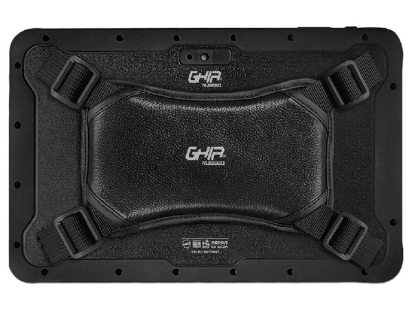 Tablet GHIA Rugged Octacore: 
Procesador Media Tek MT8183 (2.0GHz), 
Memoria de 4GB LPDDR4, 
eMMC de 256GB, 
Pantalla LED Multi-touch de 10.1