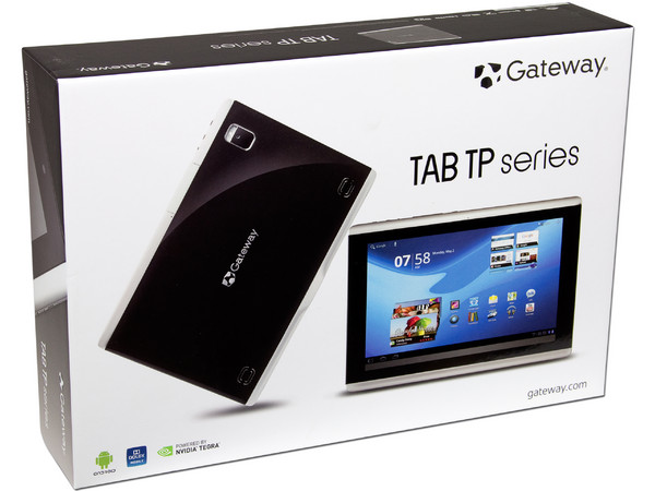 Tablet Gateway Tab con Android 3.0 (Honeycomb), Wi-Fi, 2 Cámaras, Pantalla LED Multitouch de 10.1