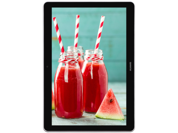 Tablet Huawei MediaPad T3 10:
Procesador Quad Core (hasta 1.4 GHz),
Memoria RAM de 2GB, Almacenamiento de 16GB, 
Pantalla LED Multi touch de 9.6