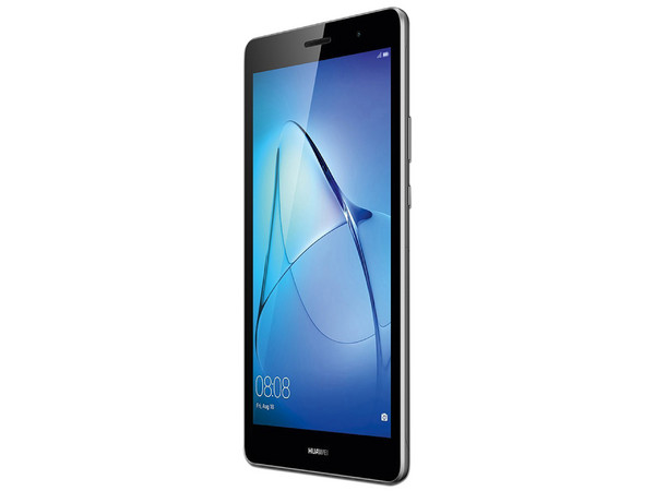 Tablet Huawei MediaPad T3:
Procesador Quad Core 1.3 GHz,
Memoria RAM de 1 GB,
Almacenamiento de 8GB,
Pantalla LED Multi-touch de 7