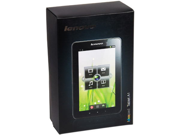 Tablet Lenovo ideapad A1 con Android 2.3, Wi-Fi, 2 Cámaras, Pantalla LED Multitouch de 7