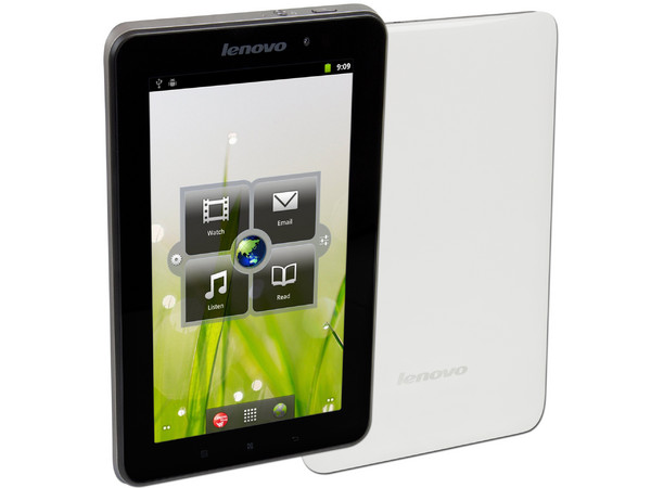Tablet Lenovo ideapad A1 con Android 2.3, Wi-Fi, 2 Cámaras, Pantalla LED Multitouch de 7
